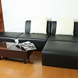 自在にレイアウトできるソファです